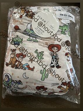 Little Sleepies Toy Story Woodys Wild West Twin Sheet Set